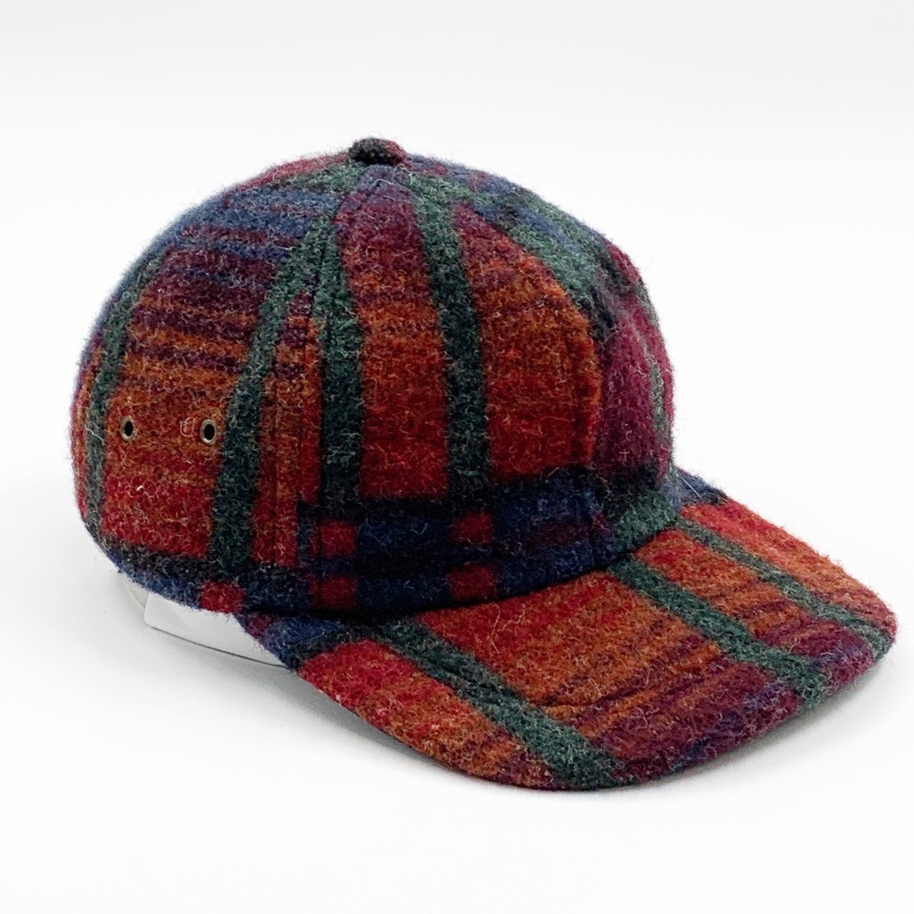 *SOLD* Woolrich Vtg Wool Hunting Hat Buffalo Plaid - Picture 3 of 11